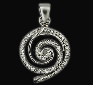 4 Ct. diamonds pendant F VVS1 diamond necklace & chain