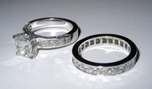 2.51 cts round pave diamond engagement ring CUSTOMIZED
