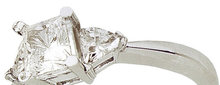 1.81 carat diamond princess cut engagement ring NEW