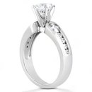 1.75 Ct. Diamonds three stone ring engagement gold ring
