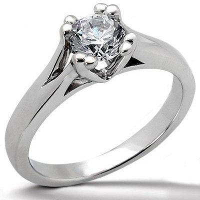 DIAMOND F VS1 SOLITAIRE RING 1.0 CT. Platinum