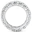 4 Carat. Diamonds F VS1 eternity wedding band gold