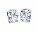 NEW OVAL CUT diamond studs earring G SI1 Platinum