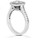 F VS1 Diamond ring 2.22 ct. solitaire wedding gold ring