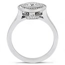 F VS1 Diamond ring 2.22 ct. solitaire wedding gold ring