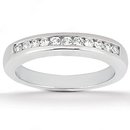 White gold diamonds 1.51 Cts. wedding band ring diamond