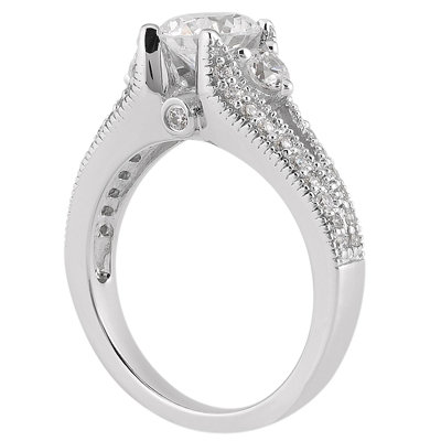 Diamonds 1.75 carat anniversary ring solitaire gold new
