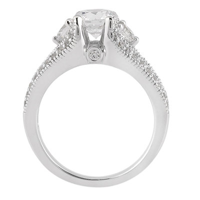Diamonds 1.75 carat anniversary ring solitaire gold new