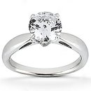 1.57 Ct. DIAMOND engagement ring 4 prong style gold new