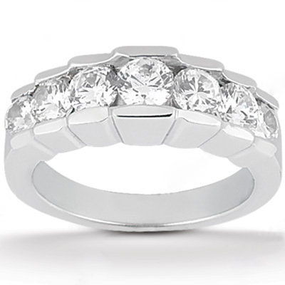 F VVS1 diamond wedding ring 2 Ct. engagement set gold