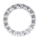 5.1 Carat. F VS1 diamonds white gold wedding band new