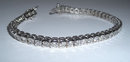 6.86 carat DIAMOND TENNIS BRACELET VS jewelry hand gold