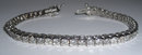 6.86 carat DIAMOND TENNIS BRACELET VS jewelry hand gold