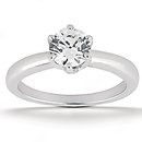 1.25 Ct. Diamonds solitaire wedding band set diamonds