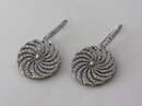 3.50 carat diamonds dangle earrings pair white gold new