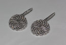 3.50 carat diamonds dangle earrings pair white gold new