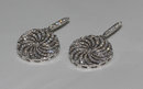 3.50 carat diamonds dangle earrings pair white gold new