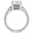 DIAMOND engagement ring 1.51 ct. diamonds white gold