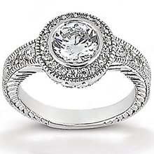 Diamonds 1.35 ct. ring E VVS1 diamonds mens ring gold