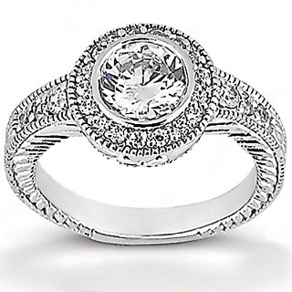 Diamonds 1.35 ct. ring E VVS1 diamonds mens ring gold