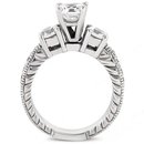2 carats diamonds engagement ring 3 stone ring gold new