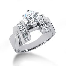 1.85 ct. diamond ring F VVS1 diamonds engagement ring