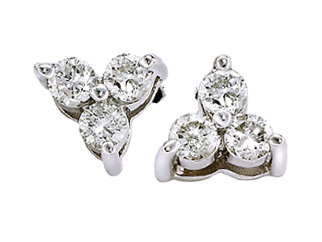 Diamonds 4.2 CARATS ROUND stud DIAMOND EARRING studs !