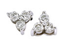 Diamonds 4.2 CARATS ROUND stud DIAMOND EARRING studs !