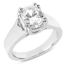 1.51 ct F VS1 oval diamond engagement ring solitaire