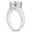 1.51 ct F VS1 oval diamond engagement ring solitaire