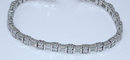 8 DIAMOND TENNIS BRACELET VS baguettes and round