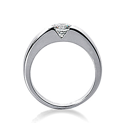 Solitaire engagement ring white gold jewelry 1.50 ct.