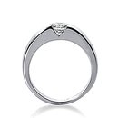 Solitaire engagement ring white gold jewelry 1.50 ct.