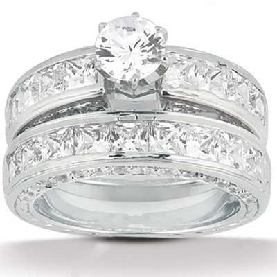 Diamond anniversary ring F VVS1 2.75 ct. diamonds ring