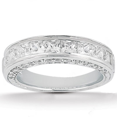 Diamond anniversary ring F VVS1 2.75 ct. diamonds ring