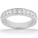 2 carats diamonds engagement ring wedding band set gold