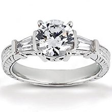 2.01 ct. WHITE GOLD diamond ANNIVERSARY ring F VS1 new