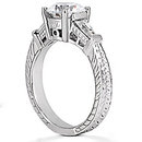 2.01 ct. WHITE GOLD diamond ANNIVERSARY ring F VS1 new