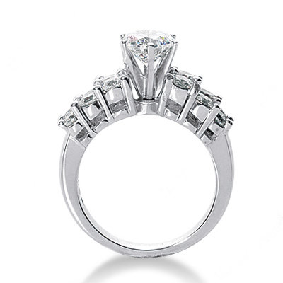 2.5 Carat diamonds ring F VVS1 diamond anniversary ring