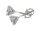 1.80 carats diamond studs platinum martini CUSTOMIZED