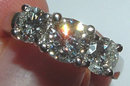 3 ct two tone gold DIAMOND engagement ring CUSTOMIZED