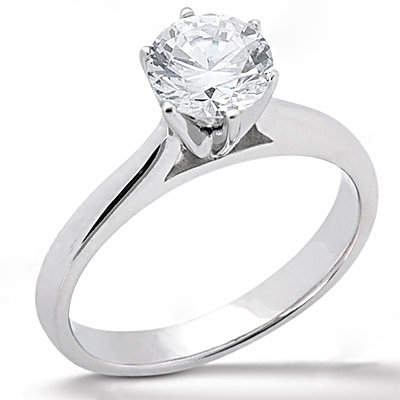 Diamond 1.50 ct. solitaire wedding ring white gold