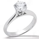 Diamond 1.50 ct. solitaire wedding ring white gold