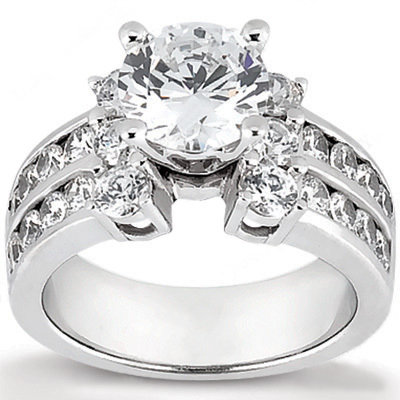 2.25 carat diamond ring F VS1 diamonds engagement ring