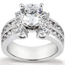 2.25 carat diamond ring F VS1 diamonds engagement ring