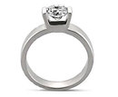 1.5 Carats diamond solitaire engagement ring white gold