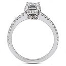 1.86 Carats diamonds & gold solitaire ring with accents