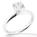 1.5 Ct. diamond solitaire F VS1 ring white gold jewelry