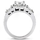 Diamond princess cut engagement ring 2.25 ct. diamonds