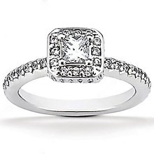 2.12 Ct. diamonds F VVS1 white gold engagement ring new